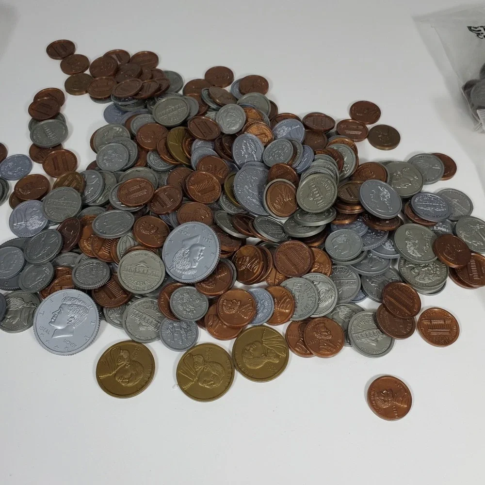 Learning Money Coins Eta Cuisenaire + hand2mind Play Pretend Mix Lot Unverified